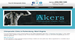 Desktop Screenshot of akerschiropracticclinic.com
